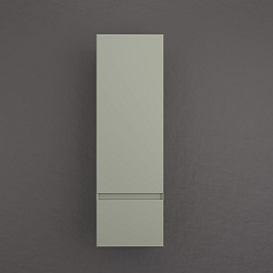 Style Line Шкаф пенал Манхэттен 36 Plus подвесной эмаль олива матовая – фотография-2